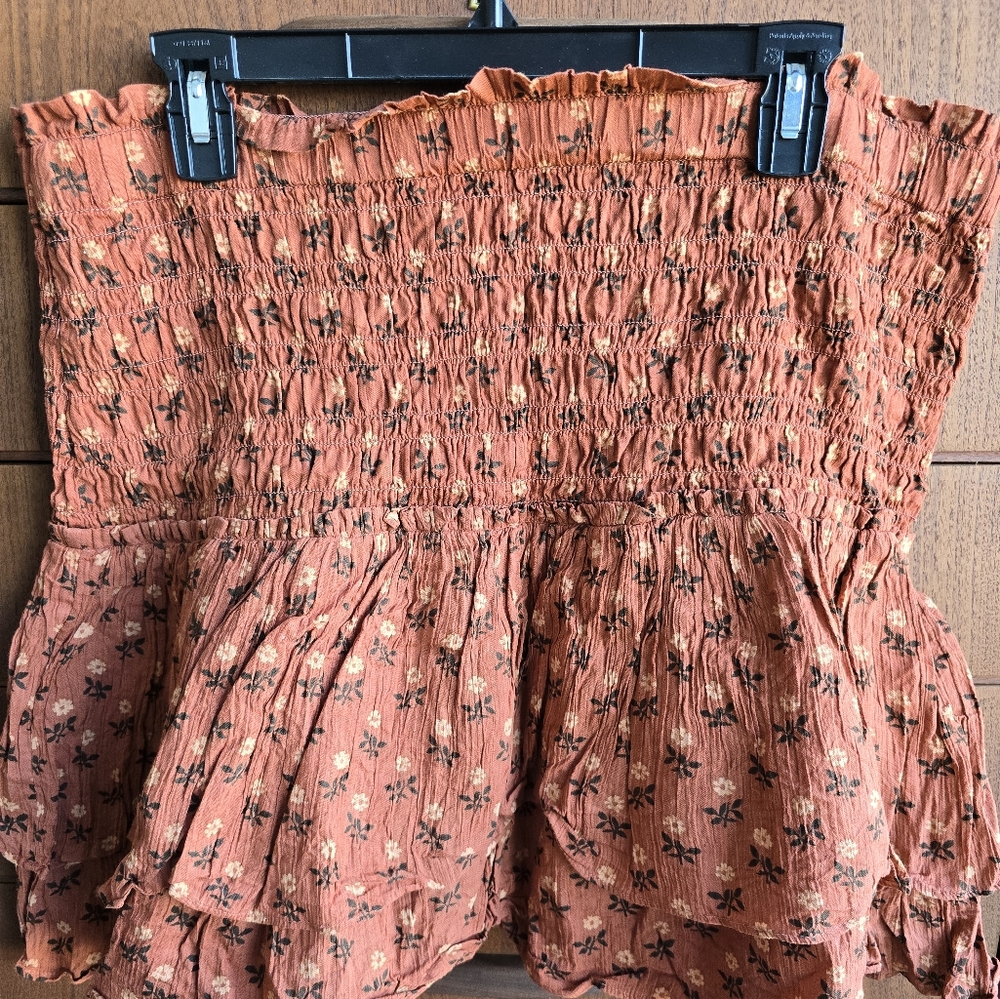 Madewell Boho Floral Smocked Skirt / Top